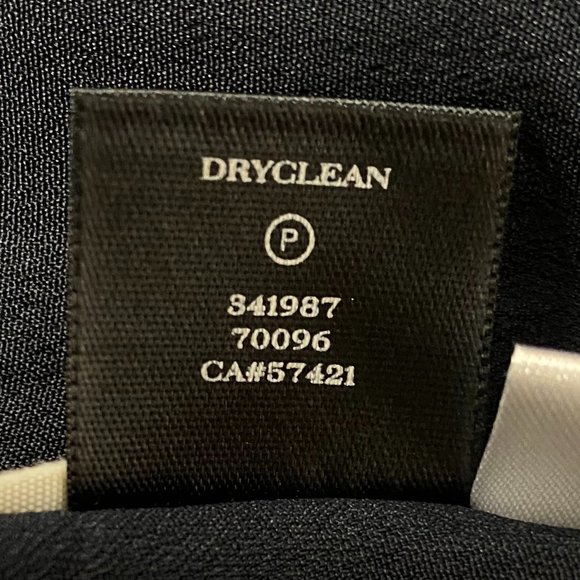 Ann Taylor Navy Blue White Polka Dot Long Maxi Skirt Size Medium Petite - Picture 7 of 7